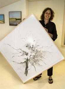 MJ Levy Dickson sorts through her work